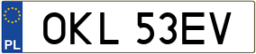 Truck License Plate
